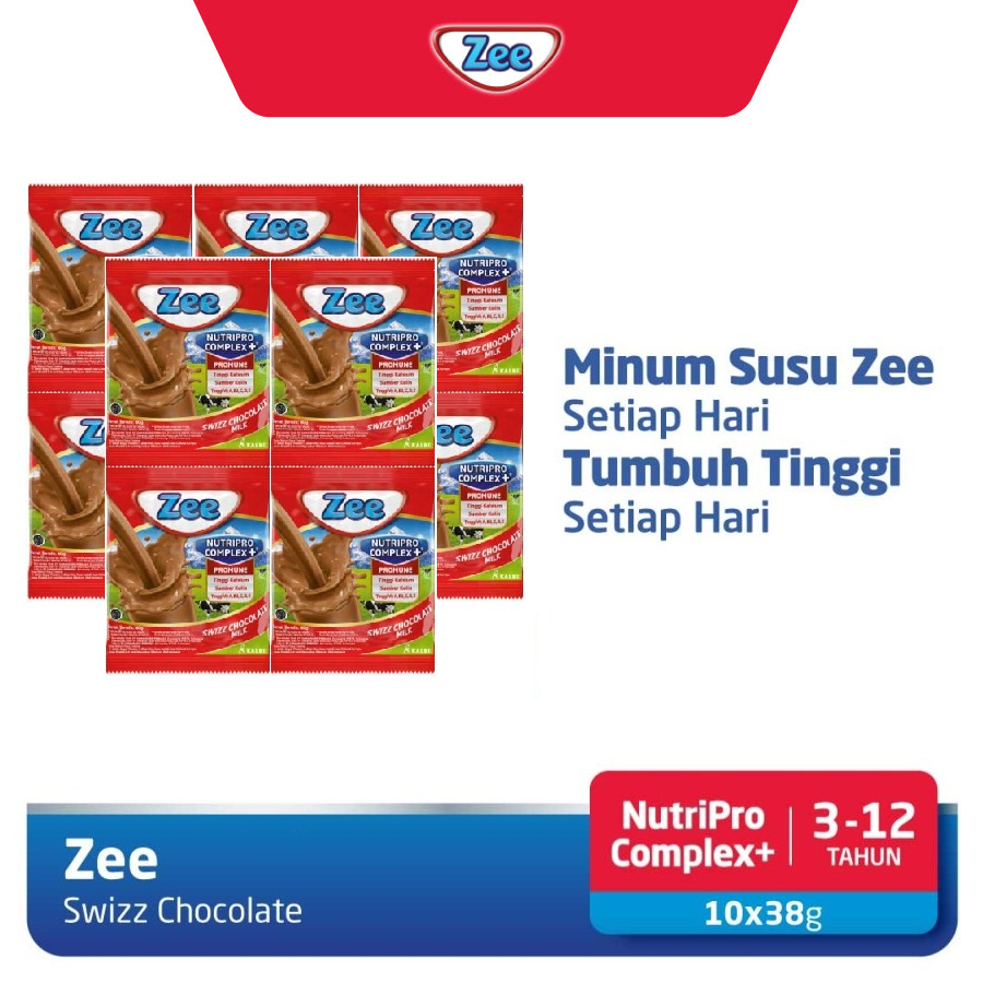 

Zee Sachet Renceng Swizz Chocolate 10 x 38g