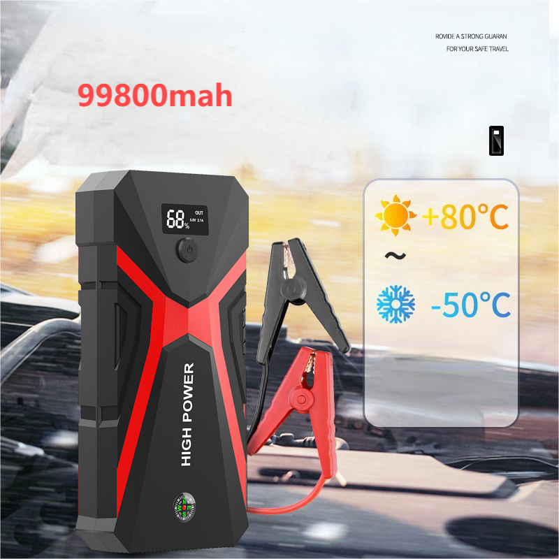 Jump Starter Aki Mobil Motor Power Bank 99800mah Jumper Aki Portable Jumper Aki Mobil Motor