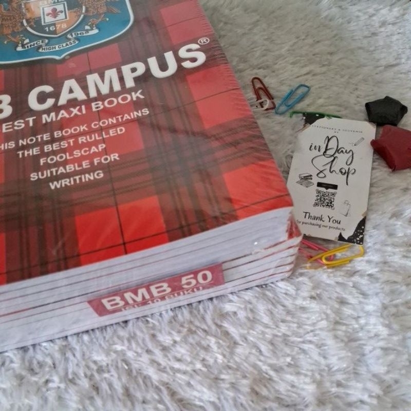 

(10pcs) Buku Tulis BMB '50 | INDAY SHOP