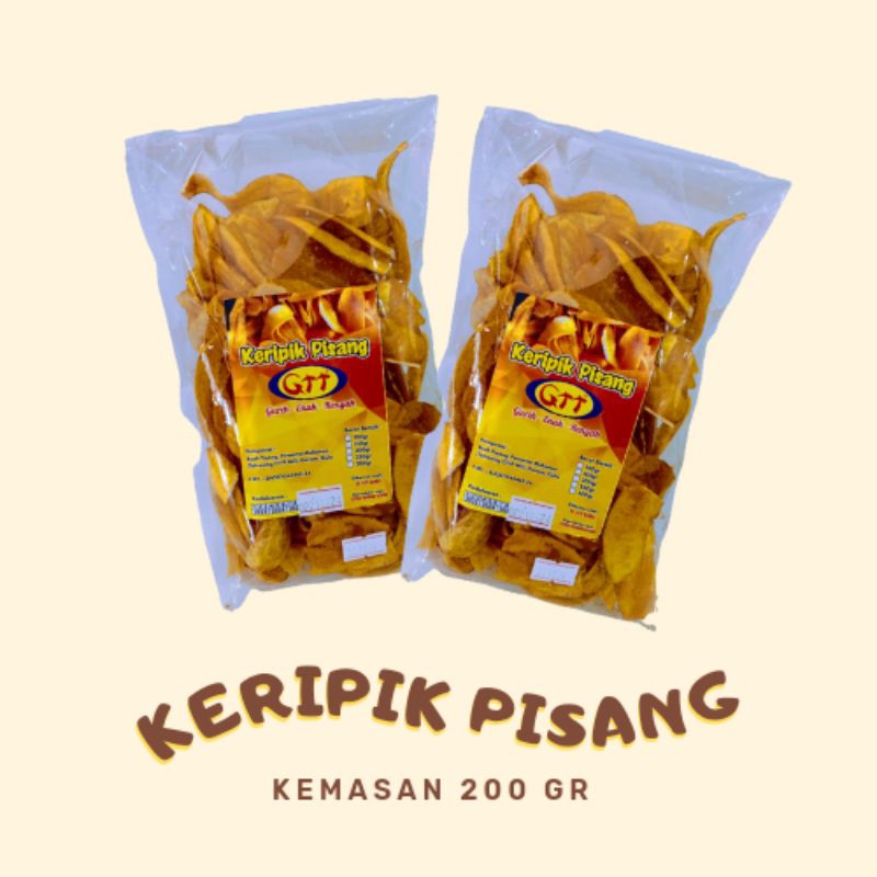 

kripik pisang manis GTT |200g