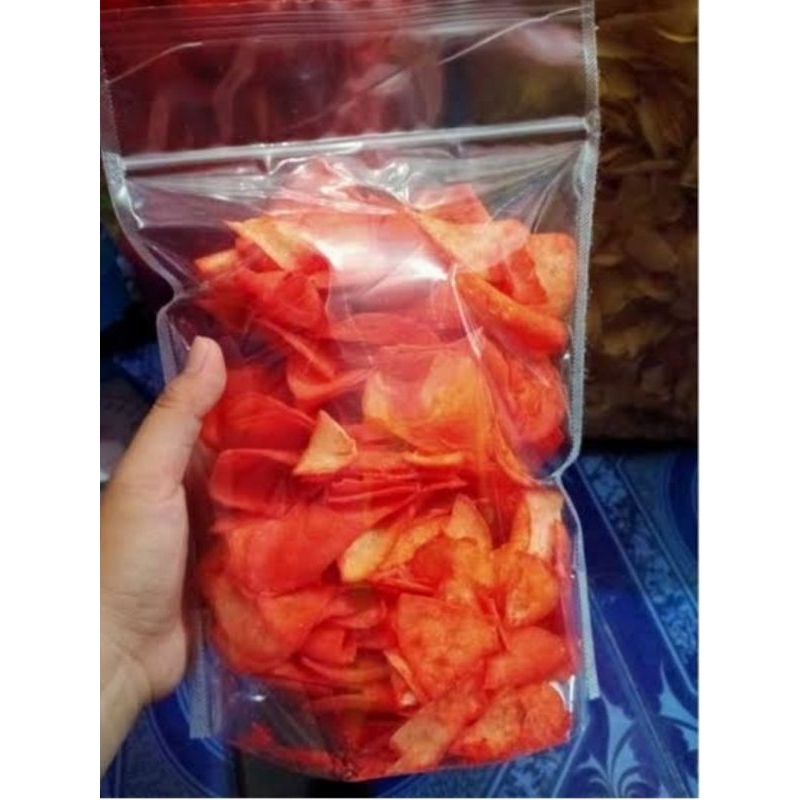 

Kripik Singkong Balado Dan Asin Kemasan 250gram