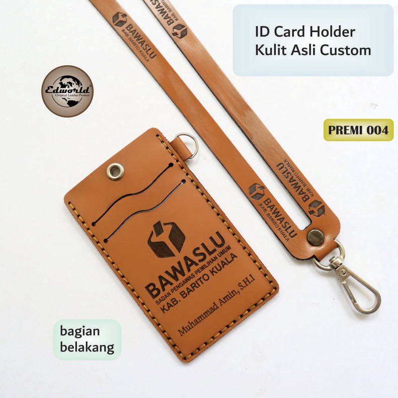 

Case ID Card Kulit Asli Custom Terlaris KODE B3A1