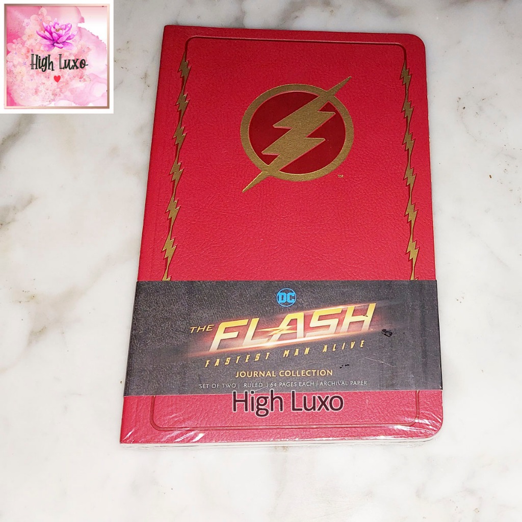 

Buku Jurnal DC The Flash Fastest Man Alive Journal Collection Set Of Two Ruled 64 Pages Each Archival Paper Book IMPOR IMPORT ORIGINAL AUTHENTIC HERO SUPERHERO PAHLAWAN ICON TV SERIES DIARY DIARI NOTE CATATAN COOL KEREN CUTE English TEEN LUXURY NOTEBOOK