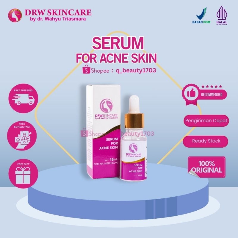 Serum Acne Drwskincare Serum Jerawat Serum Khusus kulit Berjerawat Serum wajah Kulit Sensitif