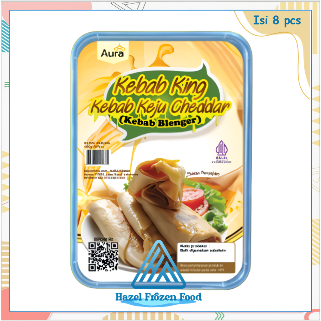 

Kebab King Keju Blenger 350 g Frozen Food Karawang
