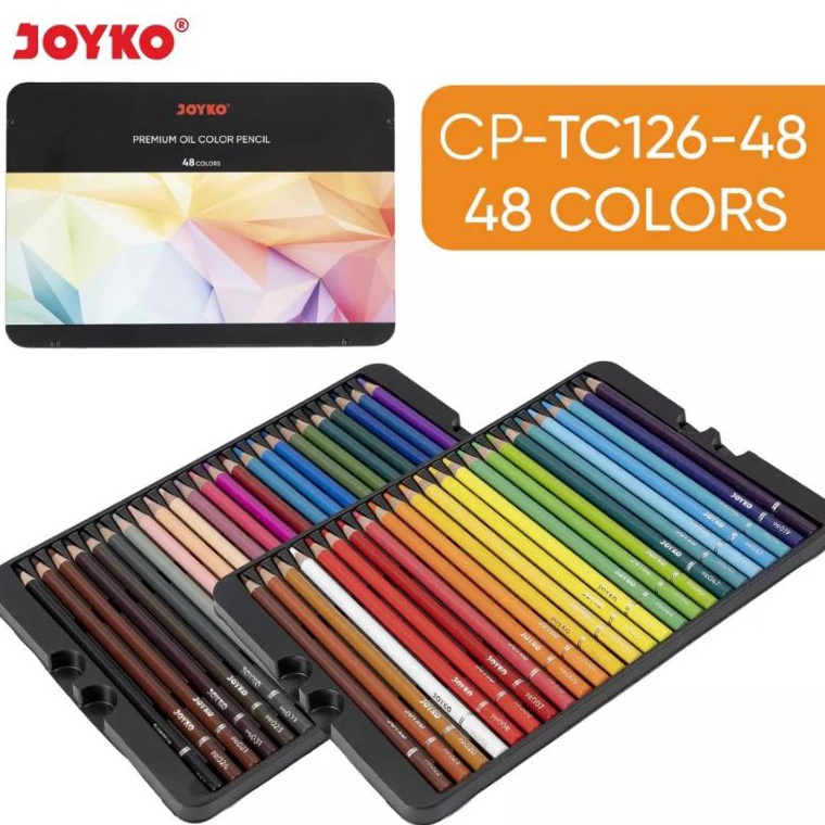

KODE A3I3 Pensil Warna Joyko CPTC12648 Premium Oil colour 1set48wrn