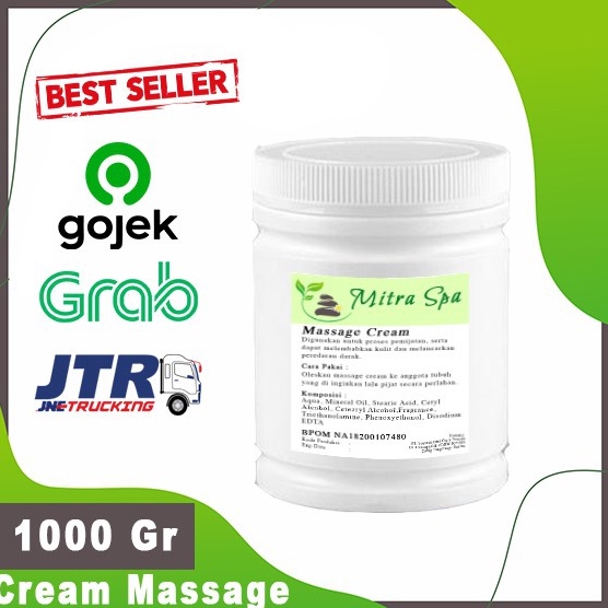 MitraSpa Cream Pijat 1 KG Massage Cream Kiloan HARUM Krim Pijat Urut BPOM f OE4