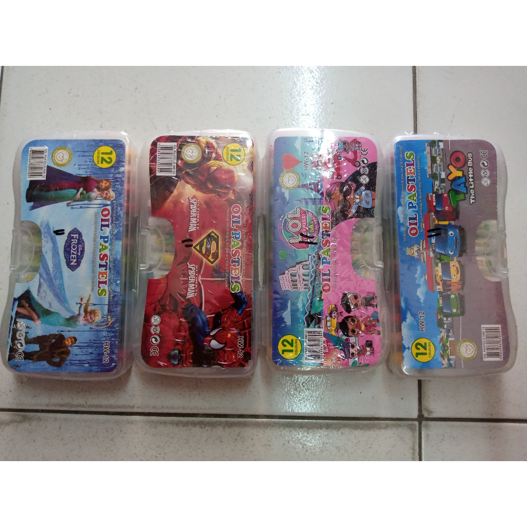 

Mainan Anak Crayon Oil Pastel 12 Pcs