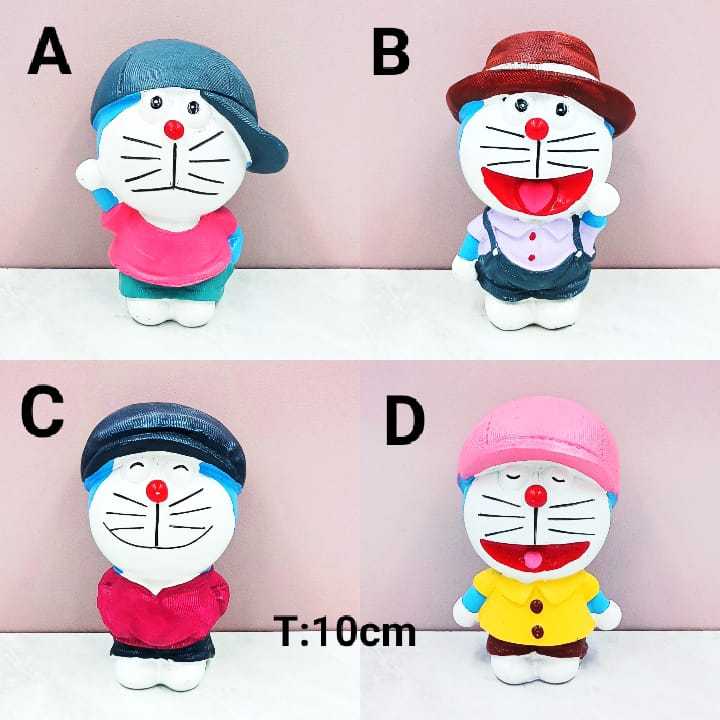 MINIATUR KERAMIK DORAEMON  PAJANGAN DORAEMON  FIGURINE DORAEMON