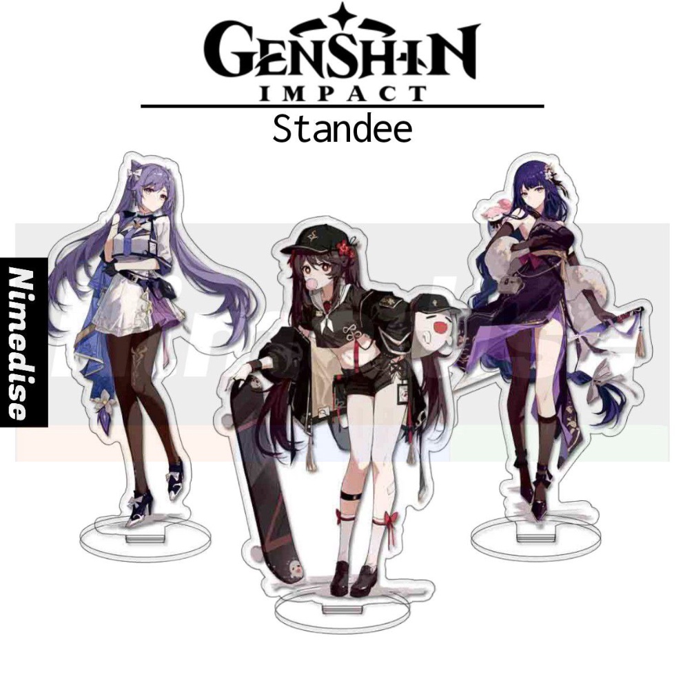 KODE X78A Standee Akrilik Genshin Impact Stand Acrylic Besar 15cm Bening Transparan Koleksi Figur Pa