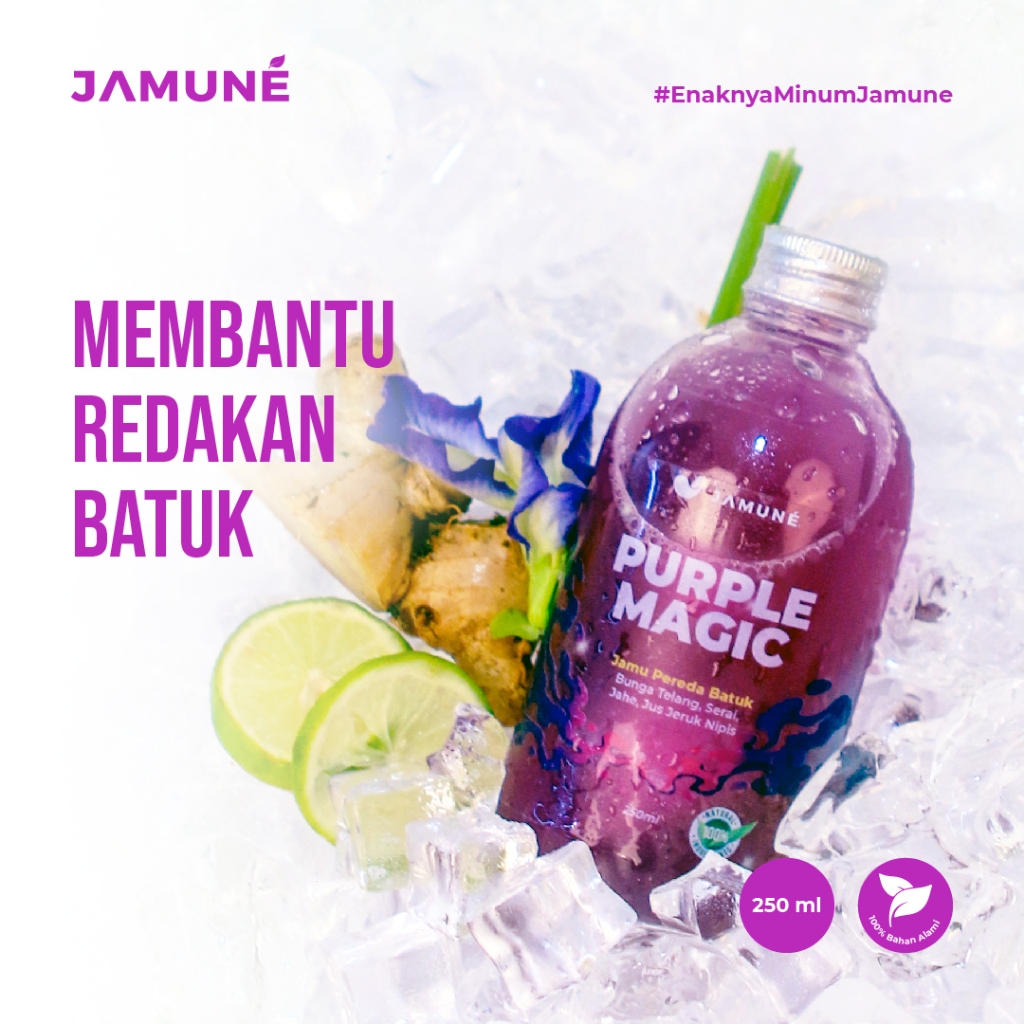 

Jamu Pereda Batuk Purple Magic 250ml by Jamune
