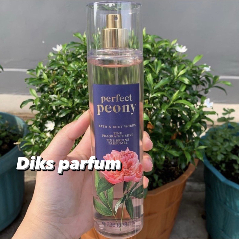 PERFECT PEONY 236 ML Bath and body works parfum BBW mist spray