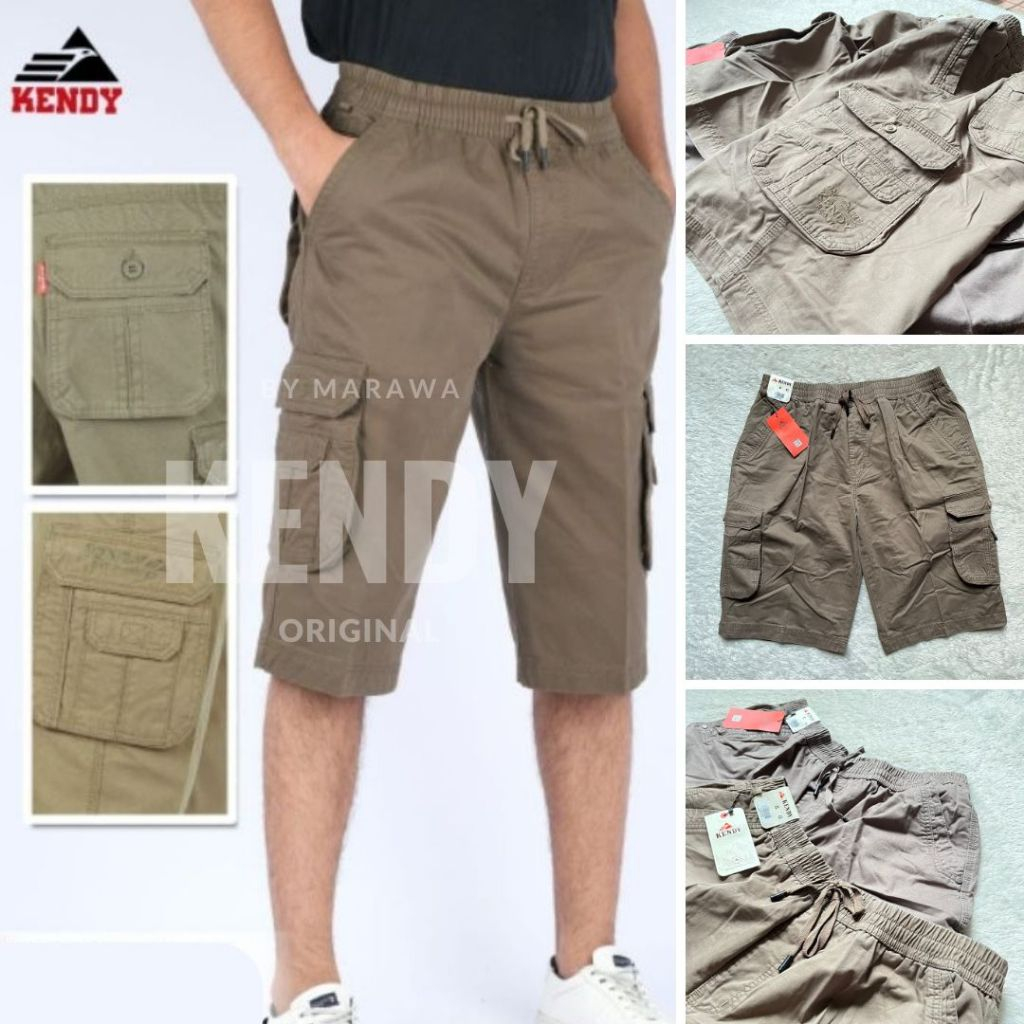 Celana KENDY Original Cargo Pendek RIP (Lingkar Karet). Celana KENDY Original Pendek Cargo