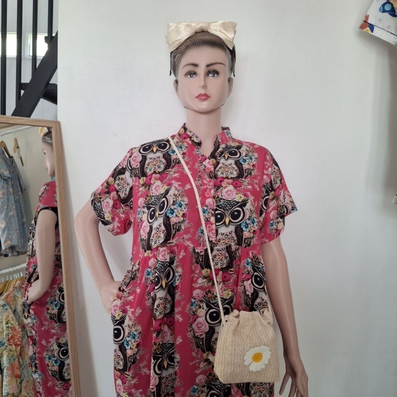 KUMALA Daster Rayon | Daster Busui | Daster Kerah Shanghai | Nagita dress