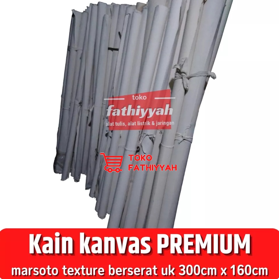

KODE V8P6 kanvas lukis roll PREMIUM marsoto tebal termurah grosir 3cmx 16cm 2CM X 16CM