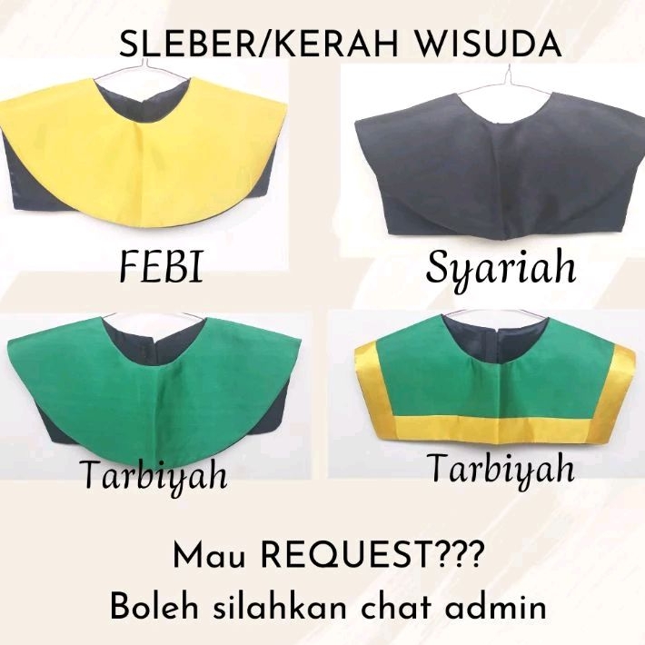 Sleber Wisuda/ Kerah Wisuda IAIN METRO