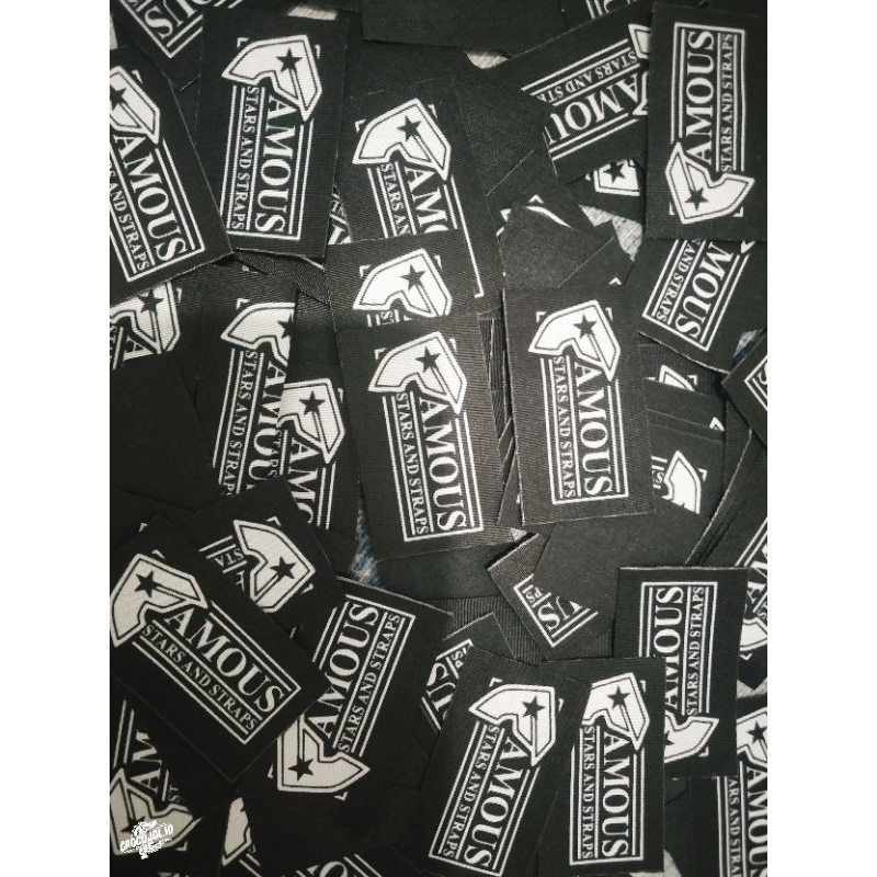 

Label woven dan satin custom desain dan ukuran Request diskon