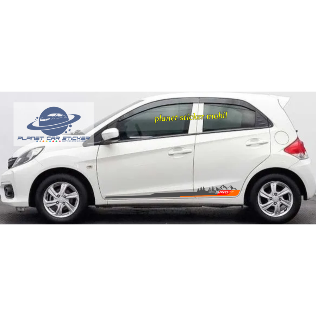 new concept sticker brio stiker list mobil honda brio lama stiker cutting minimalist brio kanji jdm 
