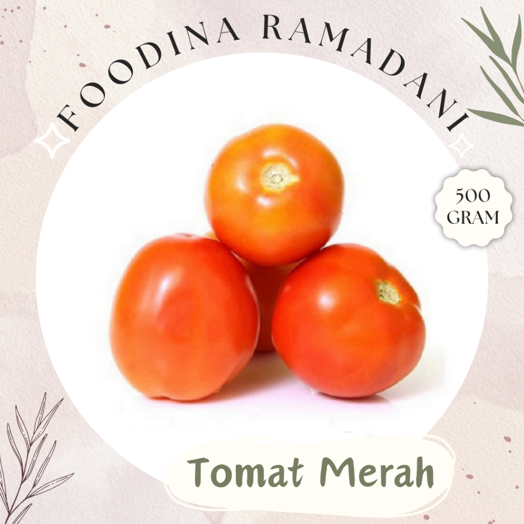 

TOMAT Merah - Red Tomato Fresh [ Berat 500gr ] Harga Per 0,5 KG