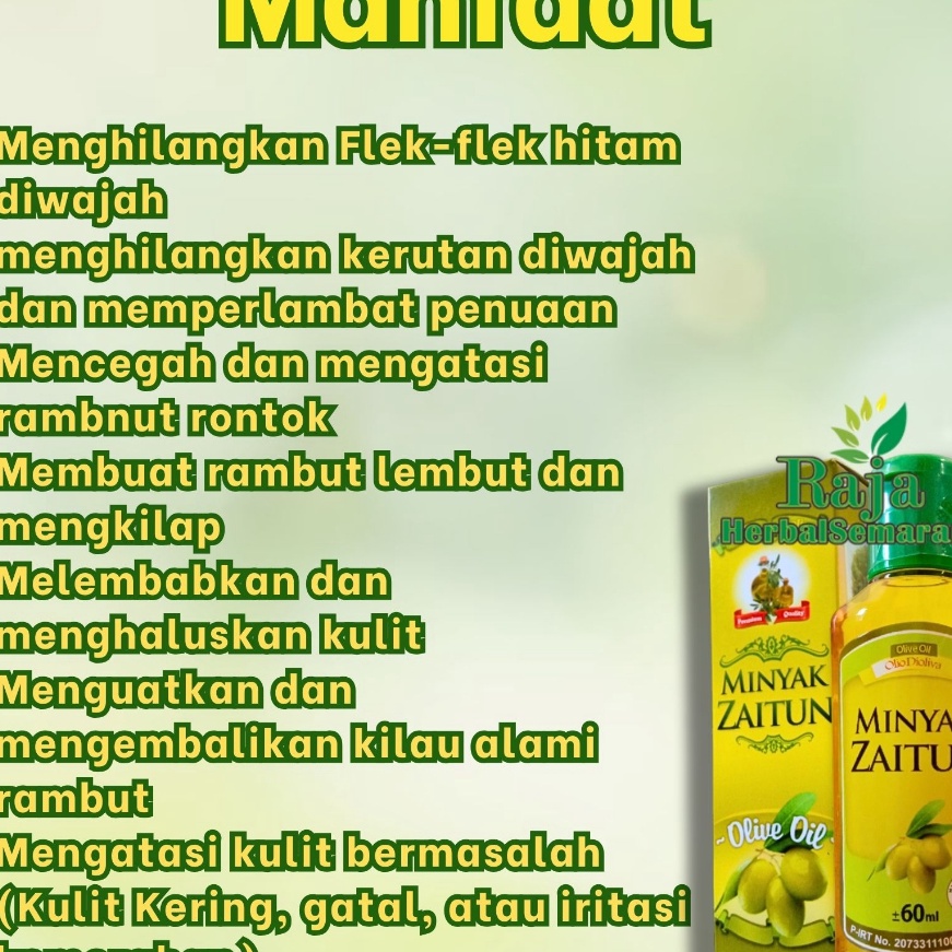 Grosir Minyak Zaitun Olive Oil 6 ml Al ghuroba  1  Asli Bisa diminum  Untuk Kulit dan Wajah  Menghil