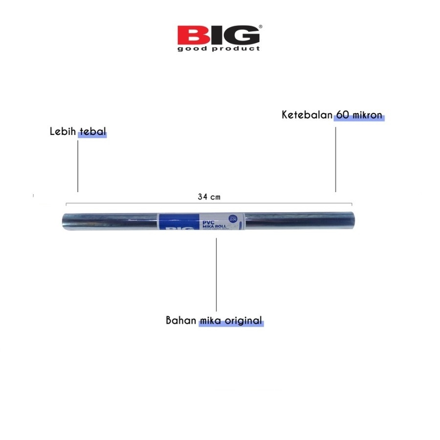 

Sampul Mika Roll BIG 34 x 500cm (untuk Buku / LKS)