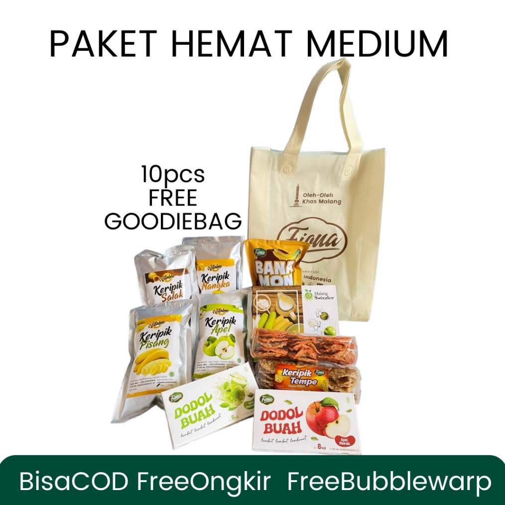 

NEW PRODUCT PAKET OLEHOLEH Kripik Keripik Buah Khas Kota Malang MEDIUM HEMAT Apel Nangka Pisang Nanas Mangga Rambutan