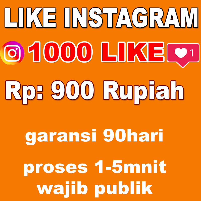 Jasa tambah like ig, Like instagram bule permanen