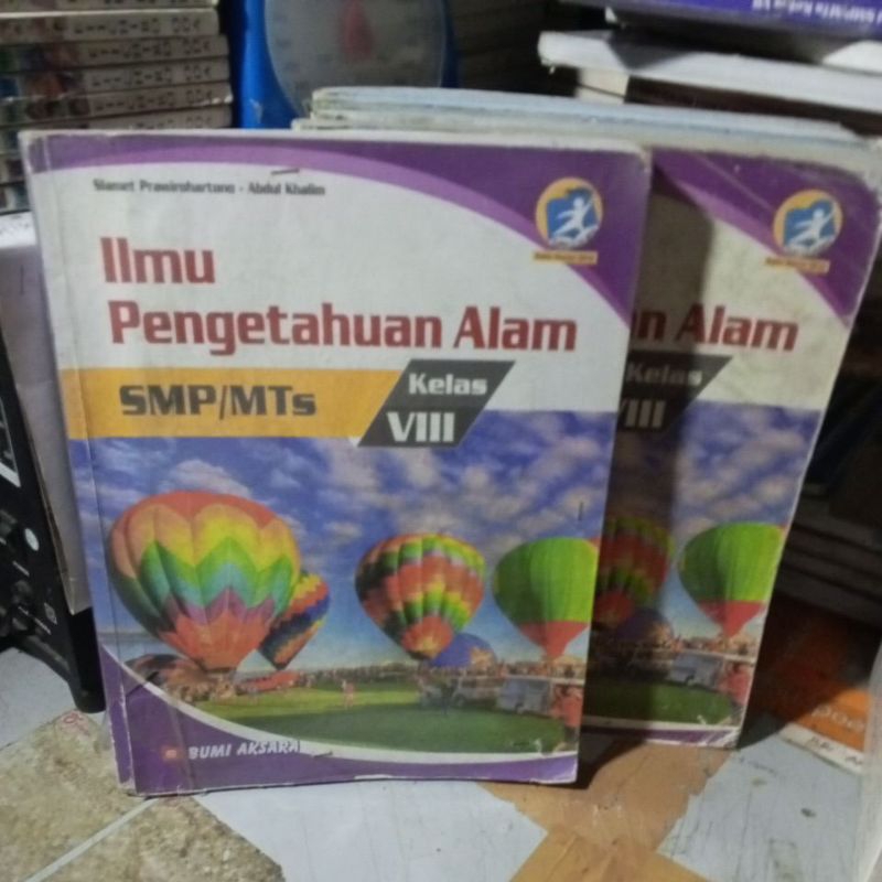 BUKU IPA/ILMU PENGETAHUAN ALAM UNTUK SMP KELAS VIII/8/2 REVISI K13 PENERBIT BUMI AKSARA