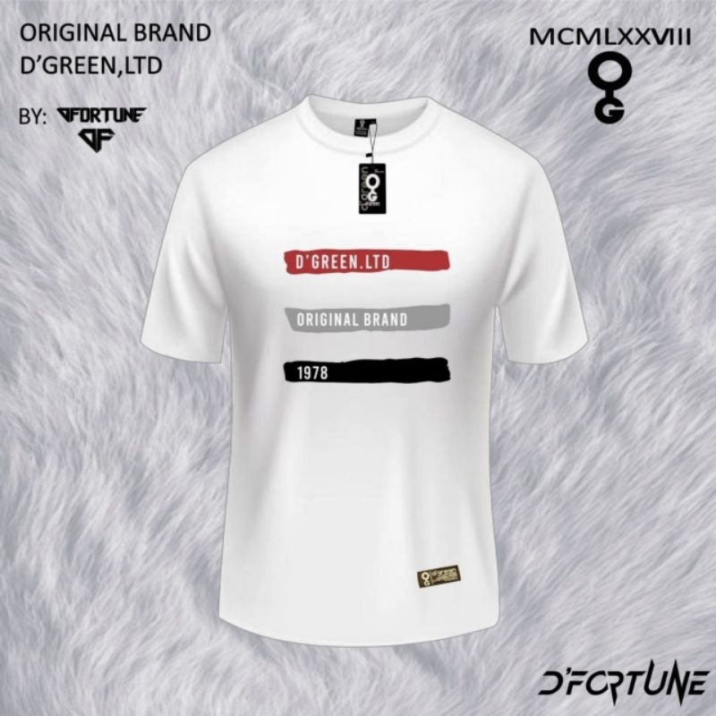 baju kaos pria d'green terbaru / kaos distro original pria / kaos pria premium / t-shirt keren pria 