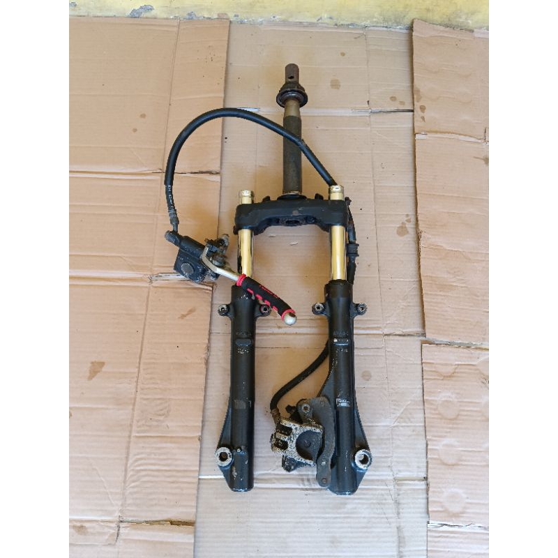 Shock Depan Fullset Honda Beat Karbu 2008 Original Copotan