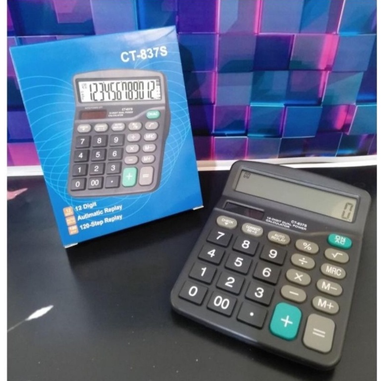 

PRODUK TERBARU Kalkulator CT837S Check Correct Calculator Desktop CT837S