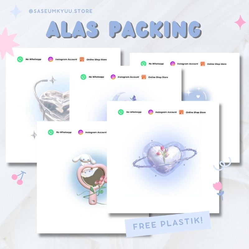 

ALAS PACKING AKSESORIS BEADS GELANG TERMURAH ISI 50PCS [FREE PLASTIK PACKING]