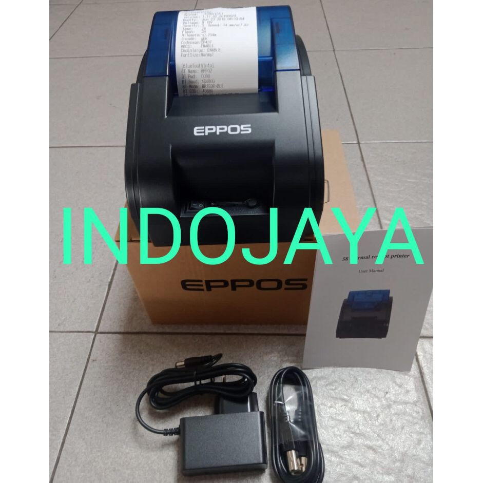 Printer Mini Thermal EPPOS 58mm EP58M RPP02 -blutut alat kasir murah baru bergaransi bisa kertas lab