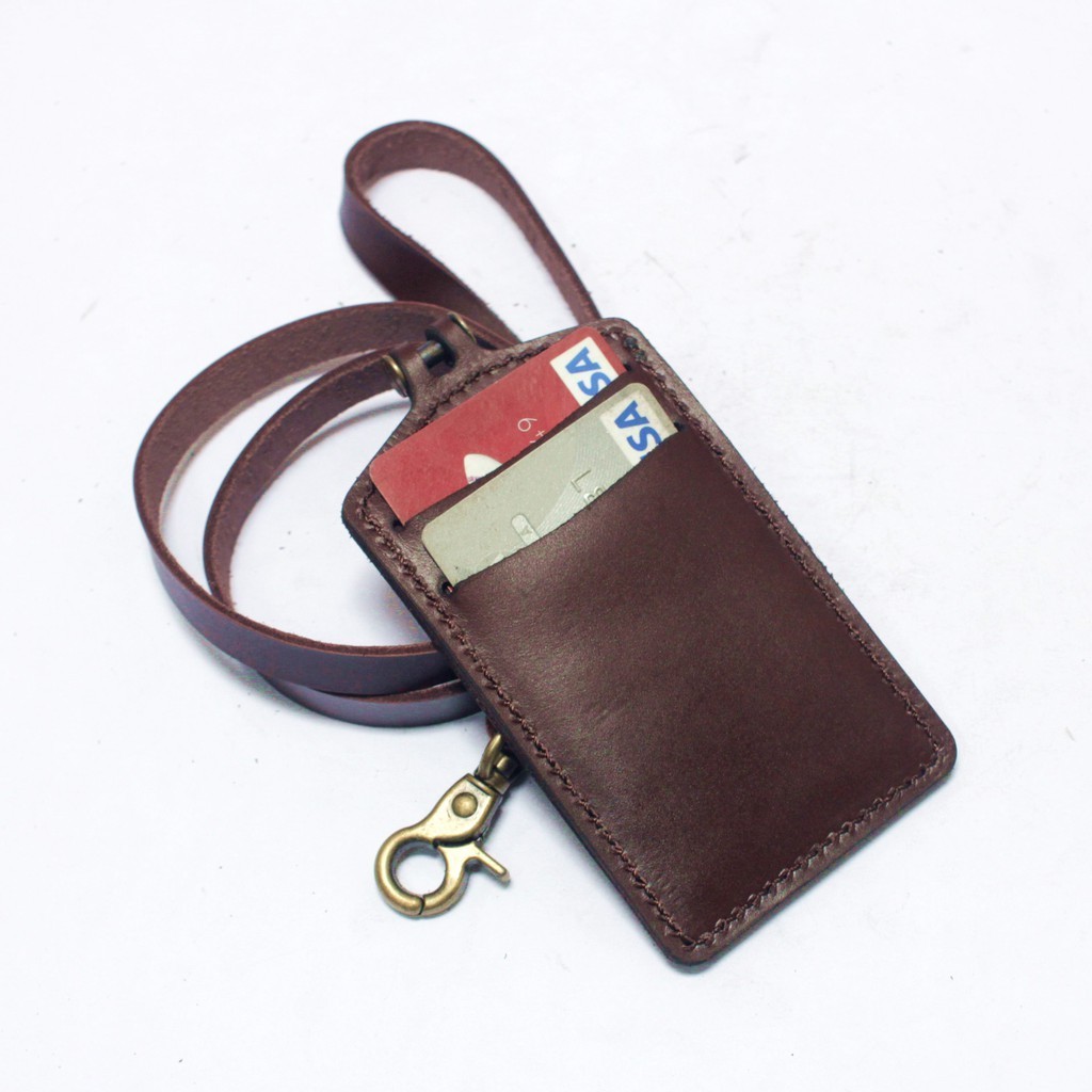 

ID Card kulit asli - Name tag gantung kulit asli