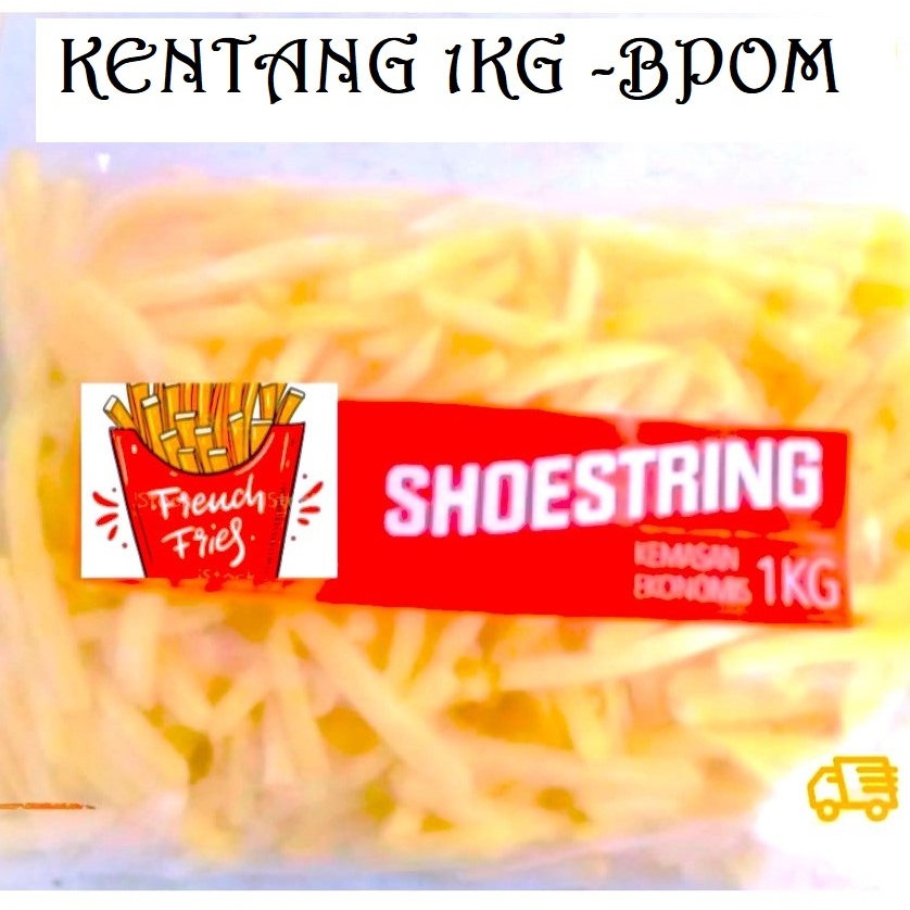 

Kentang Goreng Shoestring Frozen ( kk/Bart 1Kg ) French Fries Kentang Beku 1kg