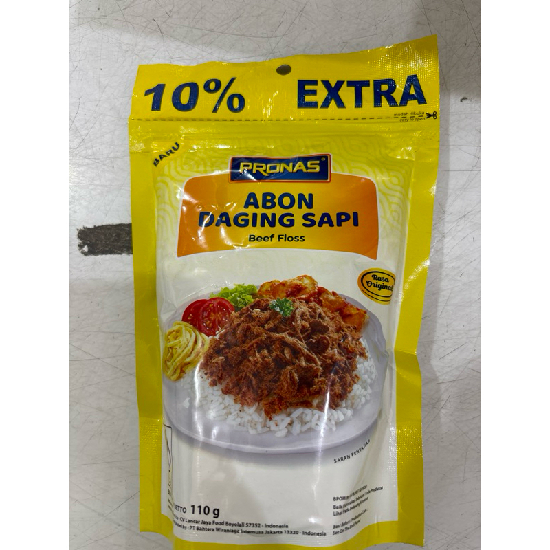 

Pronas Abon daging sapi 110gr