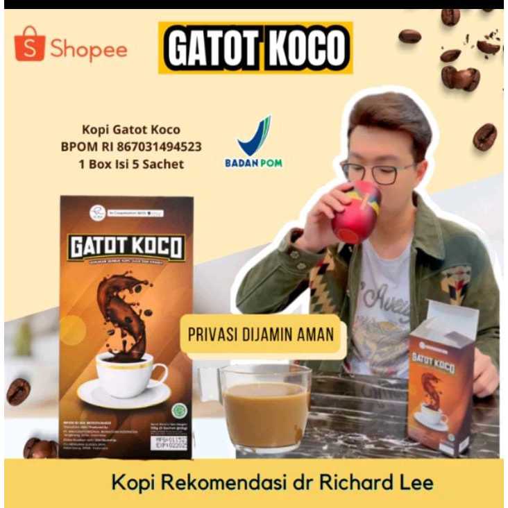 

KOPI GATOT KOCO > BY DR. RICHARD LEE 1 KOTAK