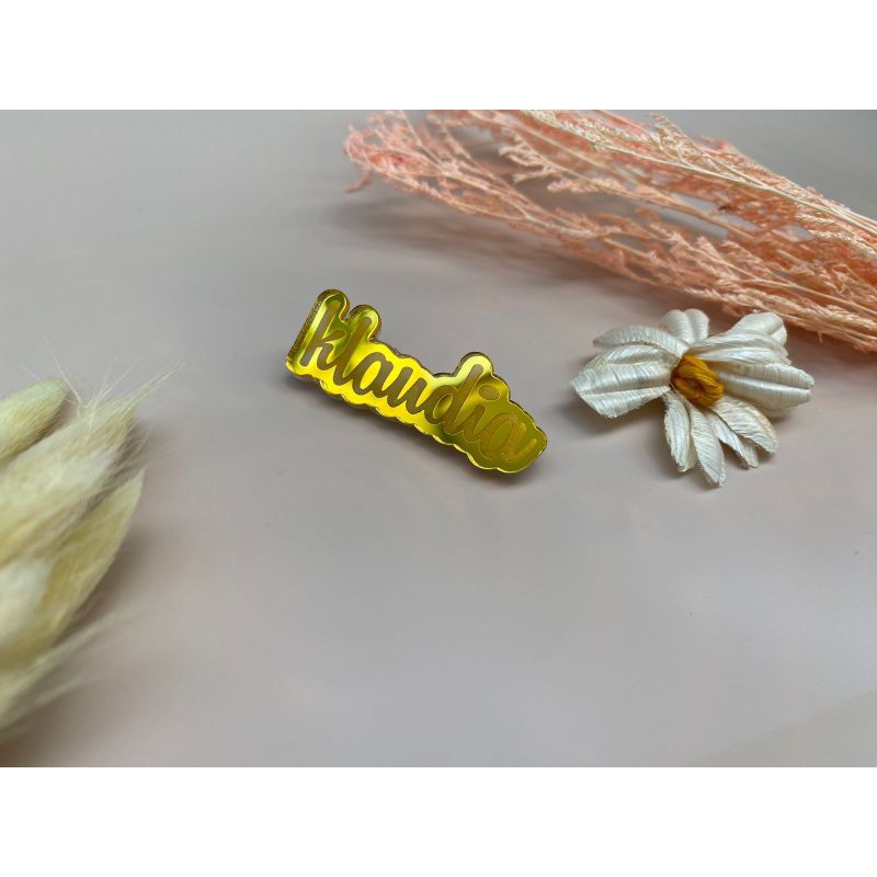 

label akrilik ,label hijab, label acrilikk premium label nama