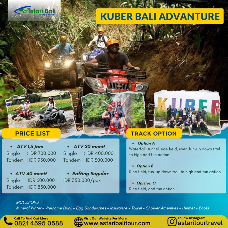 Promo Tiket Wisata | ATV Kuber Bali Adventure