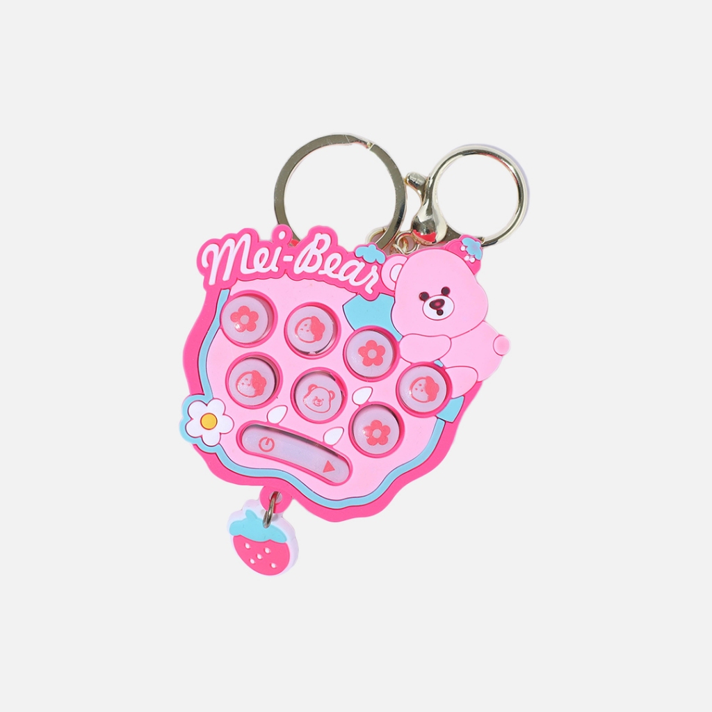 Stroberi Whack A Mole Keychain