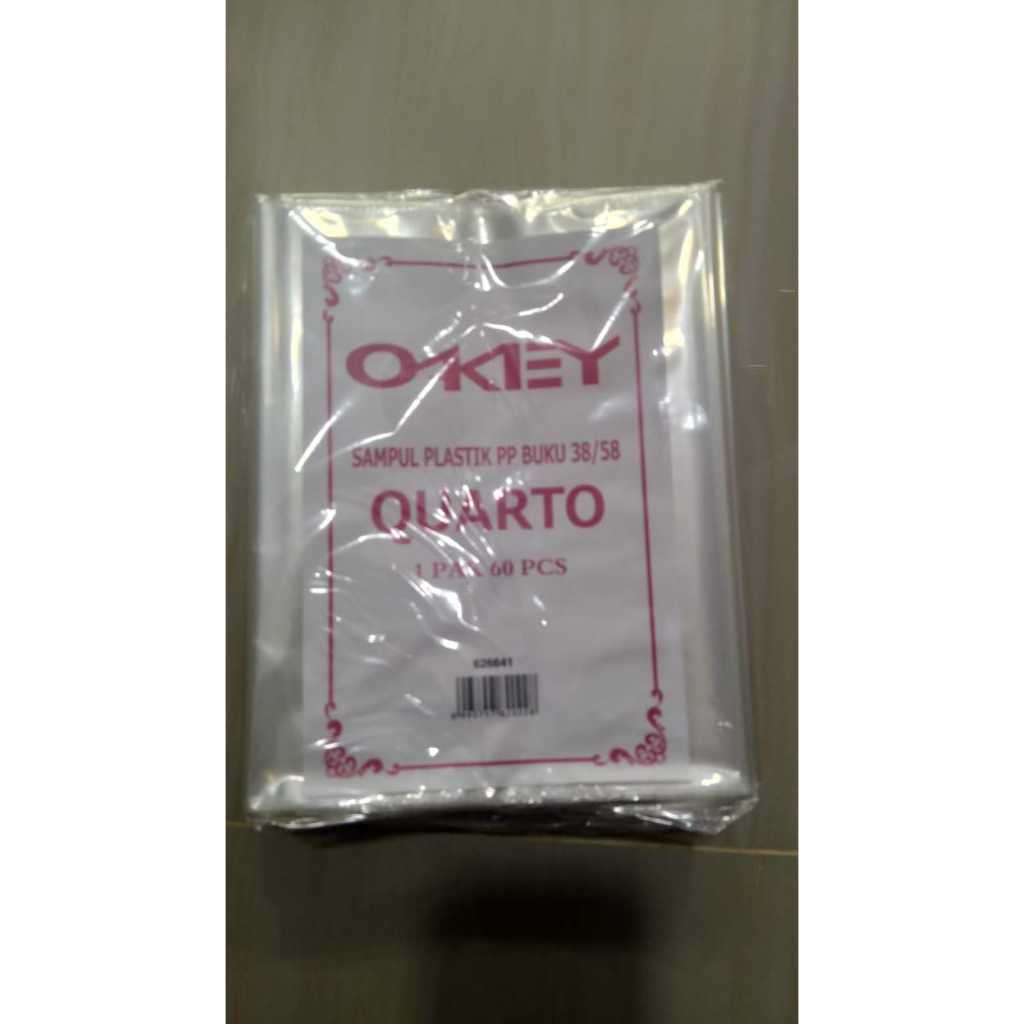 

SAMPUL PLASTIK PP 38/58 60 PCS OKEY