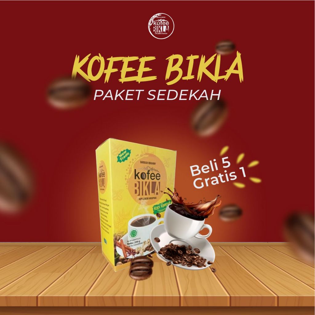 

Bikla Kopi Rempah Paket Sedekah Beli 5 Gratis 1 Box