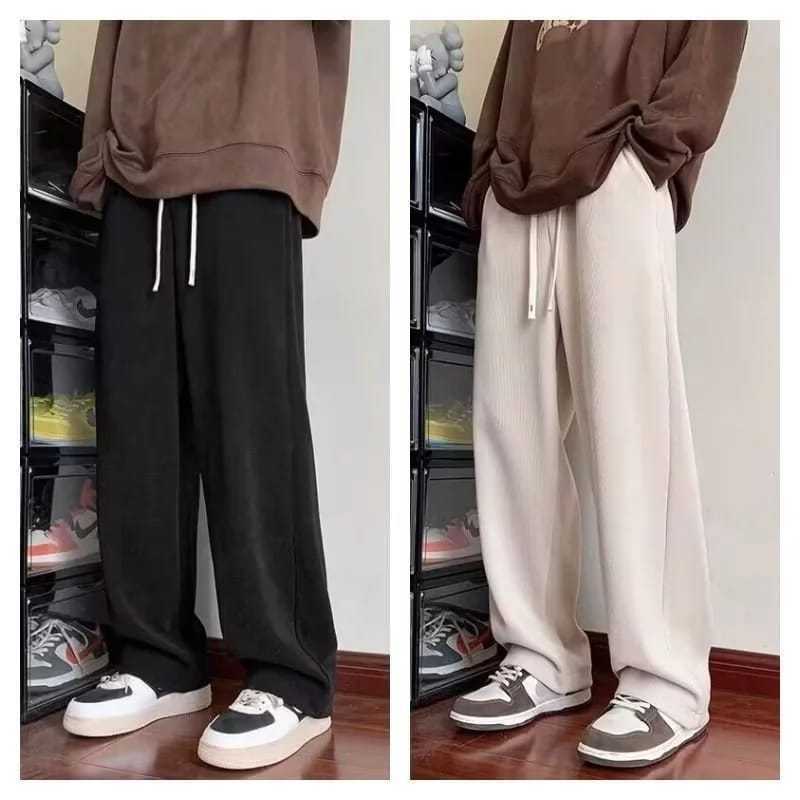 Loose pants Celana Panjang Pria Fashion korea celana kasual pria celana hitam sweatpants pria straig