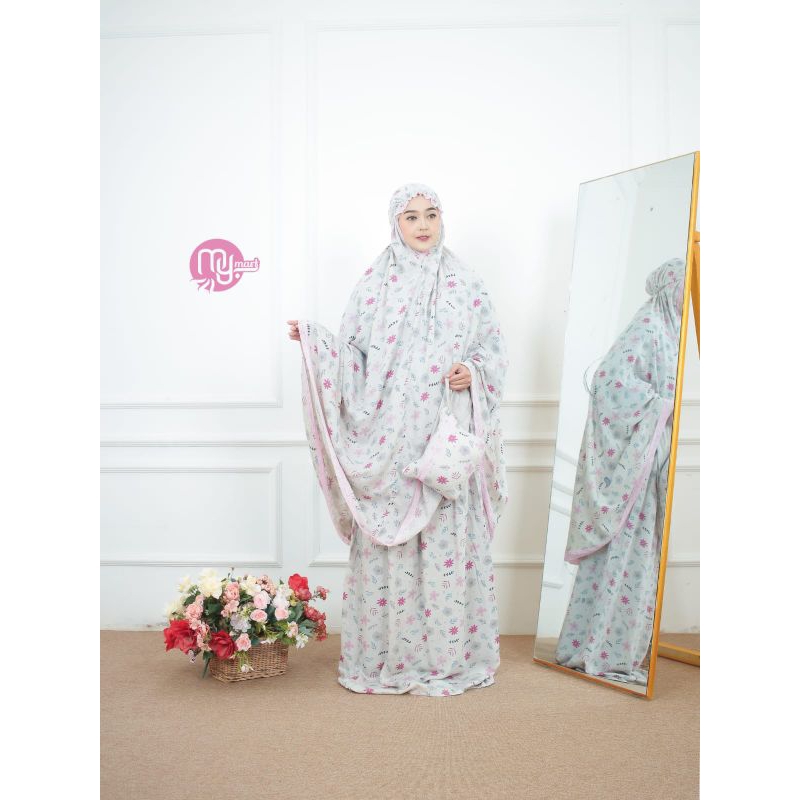Mymart Mukena Zakiyah Katun Rayon Premium Adem