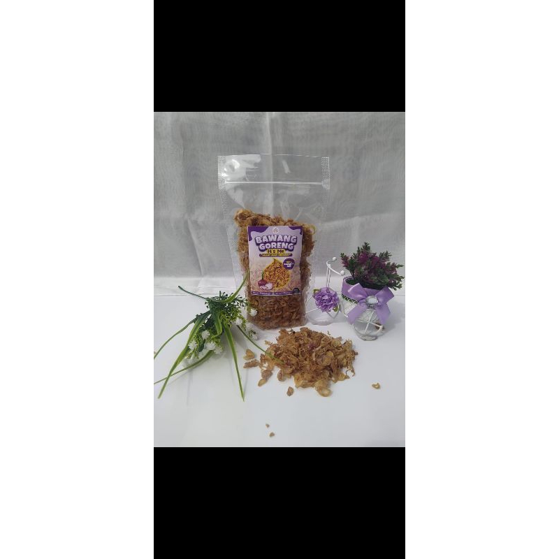 

Bawang goreng Probolinggo murni tanpa campuran kemasan 100gr