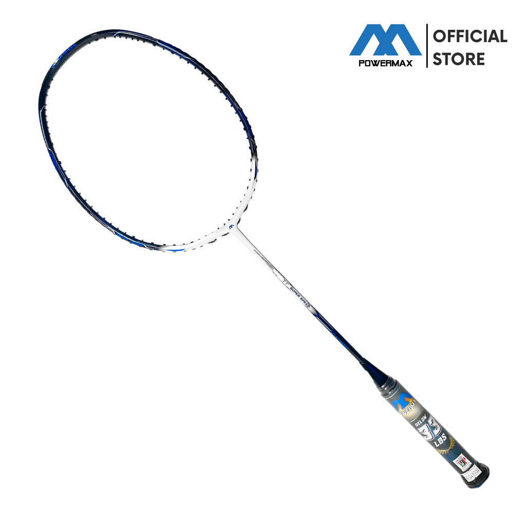 POWERMAX Raket Badminton YT Super Speed 4U 36 Lbs Frame Bulutangkis Ringan Built-in T-Joint Advance