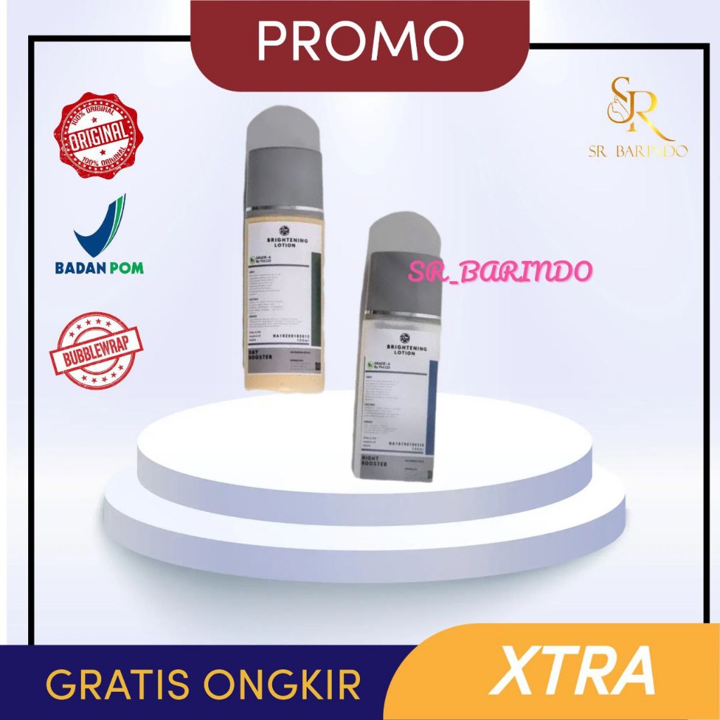 PROMO BMG LOTION DOSTING PAKET ISI 2 [ LOTION SIANG & LOTION MALAM ] BMG BRIGHTENING LOTION BMG LOTI