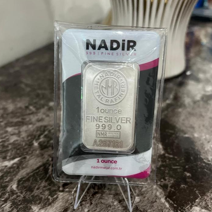 perak nadir/perak import nadir/perak import nadir non pack/perak heraeus/perak hera 1oz/logam mulia 