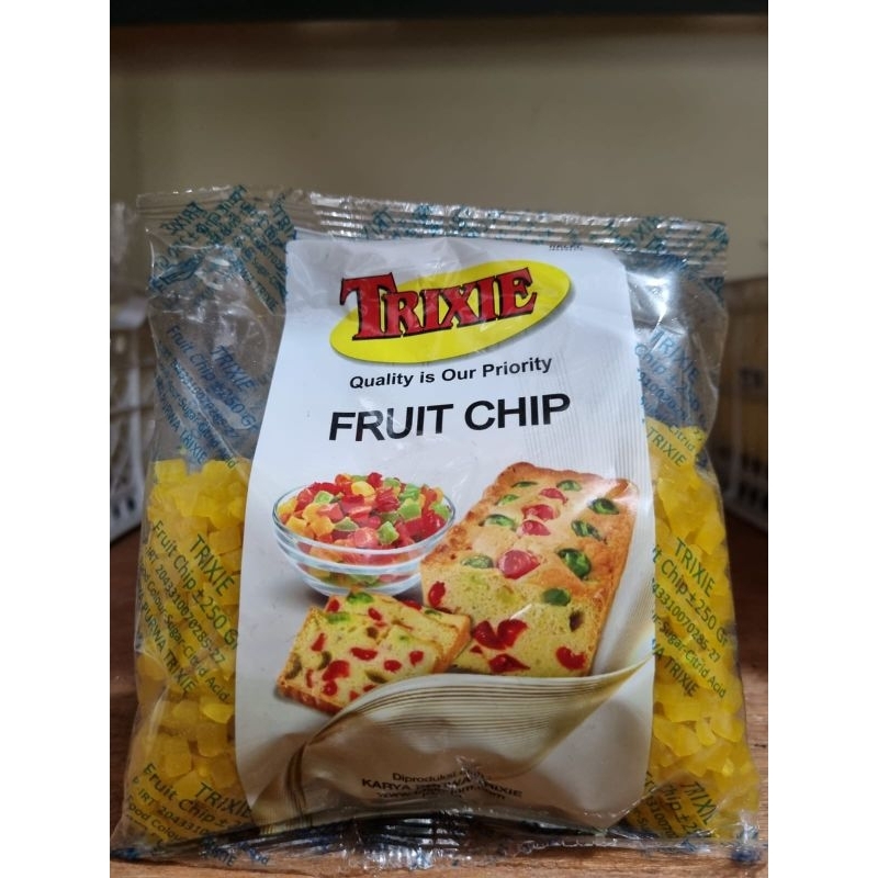 

TRIXIE FRUIT CHIP SUKADE WARNA KUNING 250GR