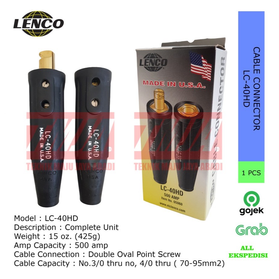 LENCO Cable Connector Set LC-40HD